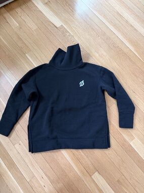 Peloton Black High-Neck Pullover Sweatshirt